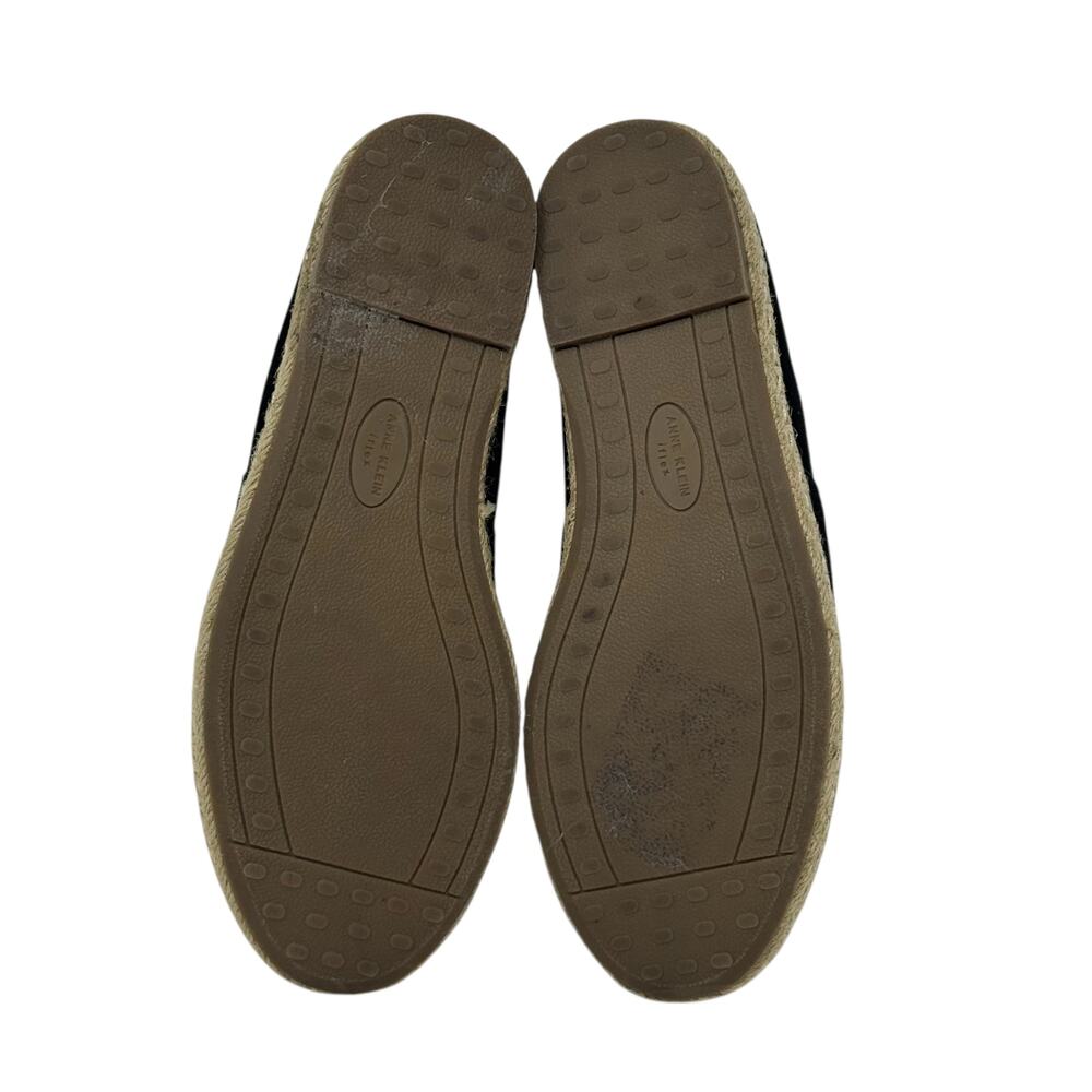 Anne Klein Kaily-S Slip On Espadrille Black Casual Comfort Shoe Size 7.5 - Picture 6 of 9
